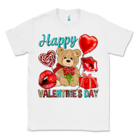 White happy valentines day Classic Tee - NancyCooperArtShop
