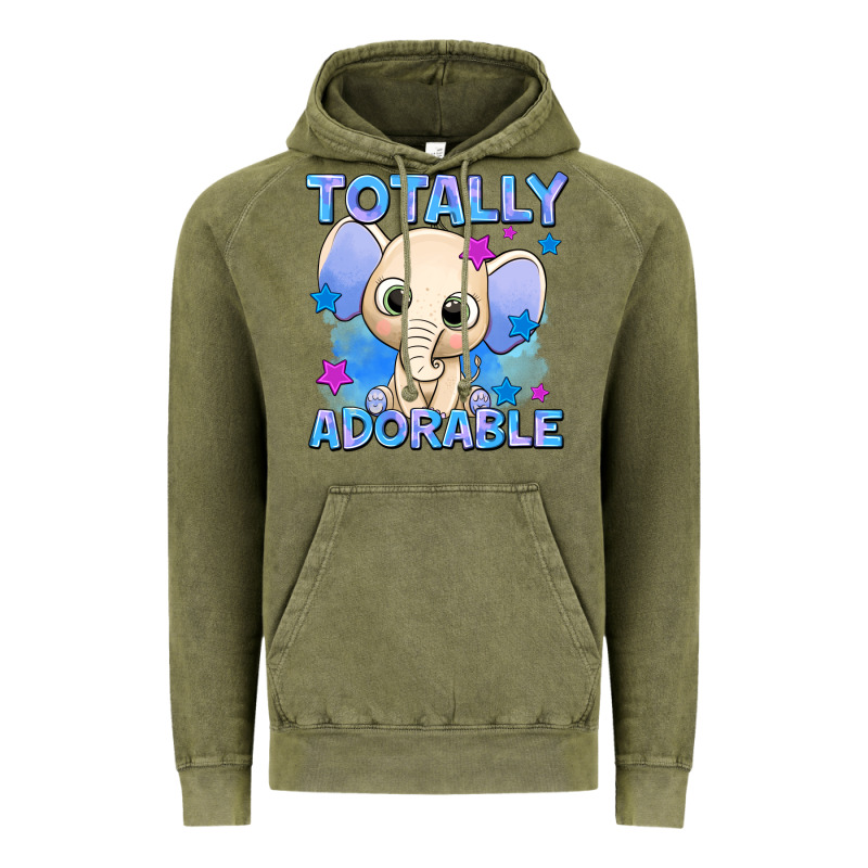 Totally Adorable Elephant Boy Vintage Hoodie by AdoDesignShop | Teevron