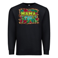 Black mama cita serape background Premium Sweatshirt - BarkalooDesign