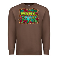 Chestnut mama cita serape background Premium Sweatshirt - BarkalooDesign