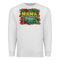 Oatmeal Heather mama cita serape background Premium Sweatshirt - BarkalooDesign