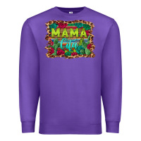 Purple mama cita serape background Premium Sweatshirt - BarkalooDesign