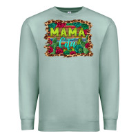 Seafoam mama cita serape background Premium Sweatshirt - BarkalooDesign