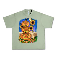 Oil Green pumpkin sunflower Urban Heavy Tee - JahusDesignShop