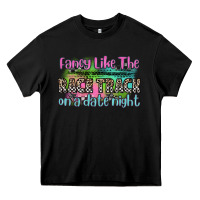 Black fancy like the race track on a date night Heavy Core Tee - Zillion Design Studio