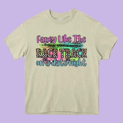 Fancy Like The Race Track On A Date Night Heavy Core Tee Designed By Zillion Design Studio