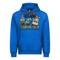 Cobalt Last night we let the liquor talk Cowboy Urban Hoodie - HowdyJamesFarm