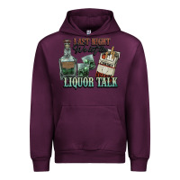 Mauve Wine Last night we let the liquor talk Cowboy Urban Hoodie - HowdyJamesFarm