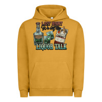 Pigment Peanut Butter Last night we let the liquor talk Cowboy Urban Hoodie - HowdyJamesFarm
