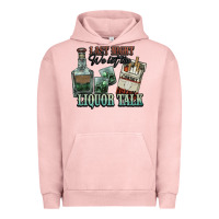 Pigment Salmon Last night we let the liquor talk Cowboy Urban Hoodie - HowdyJamesFarm