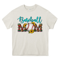 Cream western leopard serape wooden sunflowers  turquoise glitter mom baseba Heavy Core Tee - Artiststas