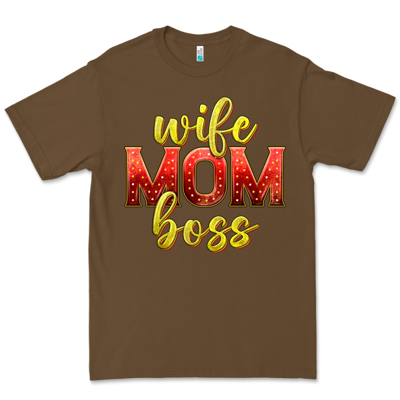 Wife Mom Boss Premium Tee by texasbilliewilder | Teevron