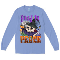 Colony Blue Read in peace Halloween Long Sleeve Tee - NancyCooperArtShop
