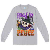 Moon Dust Read in peace Halloween Long Sleeve Tee - NancyCooperArtShop