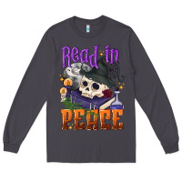 Smoke Read in peace Halloween Long Sleeve Tee - NancyCooperArtShop