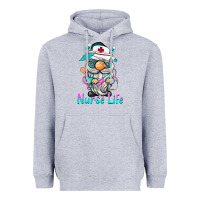 Nurse Life  Gnome Heavyweight Hoodie | Teevron