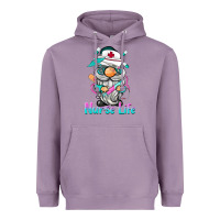 Lavender nurse life  gnome Heavyweight Hoodie - BarkalooDesign