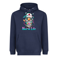 Navy nurse life  gnome Heavyweight Hoodie - BarkalooDesign