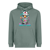 Sage nurse life  gnome Heavyweight Hoodie - BarkalooDesign