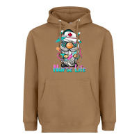 Toasted Coconut nurse life  gnome Heavyweight Hoodie - BarkalooDesign