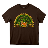 Chocolate Brown st patricks day rainbow Heavy Core Tee - RanaPortraitStore