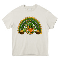 Cream st patricks day rainbow Heavy Core Tee - RanaPortraitStore