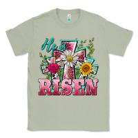 Matcha he is risen cross easter Classic Tee - BarkalooDesign