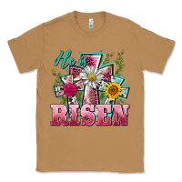 Toasted Coconut he is risen cross easter Classic Tee - BarkalooDesign