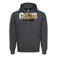 Smoke teacher squad Zipper Hoodie - NancyCooperArtShop