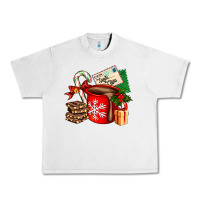 Lunar Rock Christmas hot chocolate cup with gift and letters Urban Heavy Tee - AdoDesignShop
