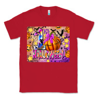 Red 1st Halloween Classic Tee - CowhideDigitalArt