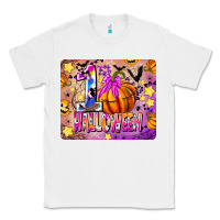 White 1st Halloween Classic Tee - CowhideDigitalArt
