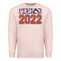 Pale Pink senior volleyball custom Premium Sweatshirt - Jasminsmagicworld