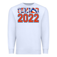 White senior volleyball custom Premium Sweatshirt - Jasminsmagicworld