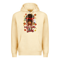 Pina Colada santa favorite tax specialist afro messy bun Premium Hoodie - texasbilliewilder