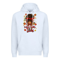 White santa favorite tax specialist afro messy bun Premium Hoodie - texasbilliewilder