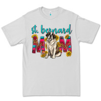 Dove Grey western st bernard mom Premium Tee - texasbilliewilder