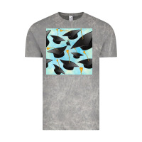 Cloud Rock graduation cap seamless pattern Vintage Tee - BundleAndBundleShop