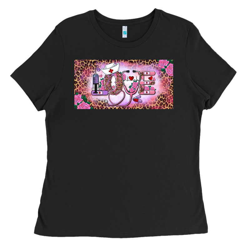 Valentine's Day Nurse Love Ladies Tee by RanaPortraitStore | Teevron
