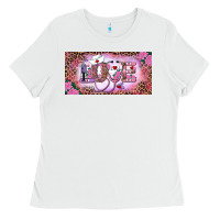 White Valentine's Day Nurse Love Ladies Tee - RanaPortraitStore