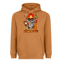 Firefighter Gnome Heavyweight Hoodie | Teevron