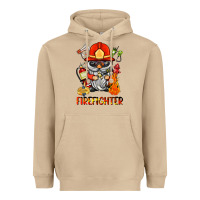 Mushroom firefighter gnome Heavyweight Hoodie - BarkalooDesign