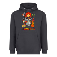 Smoke firefighter gnome Heavyweight Hoodie - BarkalooDesign