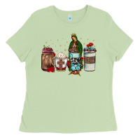 Matcha our lady of guadalupe coffee Ladies Tee - JahusDesignShop