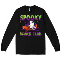 Black Spooky babes club Long Sleeve Tee - NancyCooperArtShop