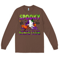 Chestnut Spooky babes club Long Sleeve Tee - NancyCooperArtShop