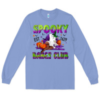 Colony Blue Spooky babes club Long Sleeve Tee - NancyCooperArtShop
