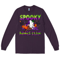 Plum Spooky babes club Long Sleeve Tee - NancyCooperArtShop