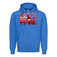 True Royal valentines express with gnomies Zipper Hoodie - NancyCooperArtShop