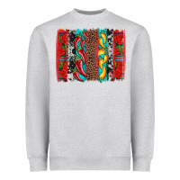 Heather Grey cinco de mayo vibes brushstrokes Heavyweight Sweatshirt - Artiststas